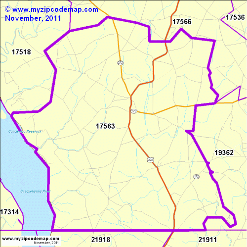 map of 17563