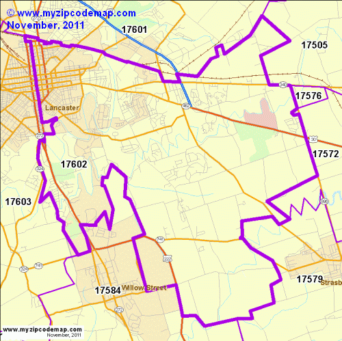 map of 17602