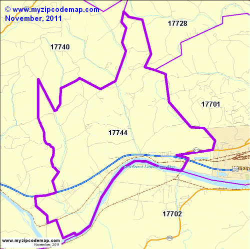 map of 17744