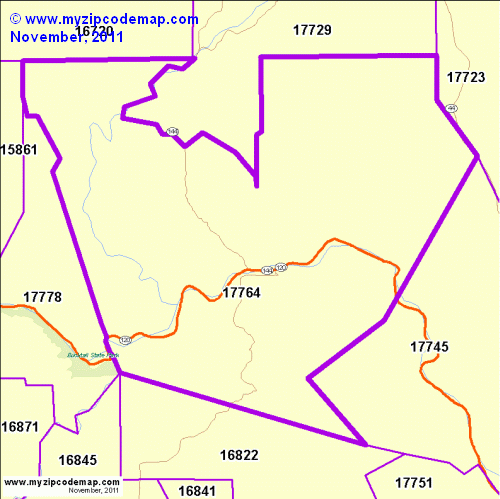 map of 17764