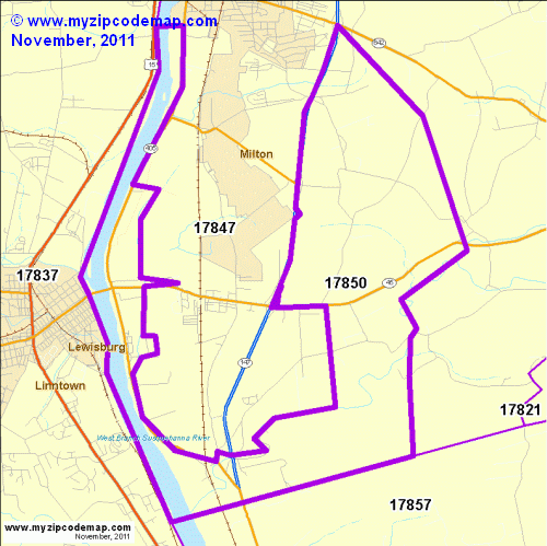 map of 17850