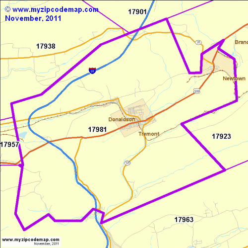 map of 17981