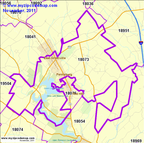 map of 18073