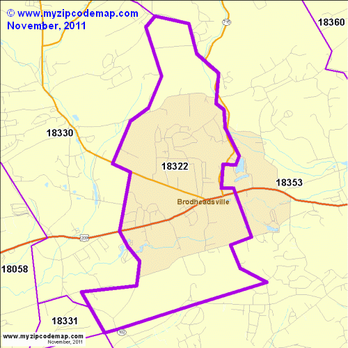 map of 18322