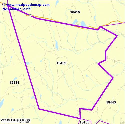map of 18469