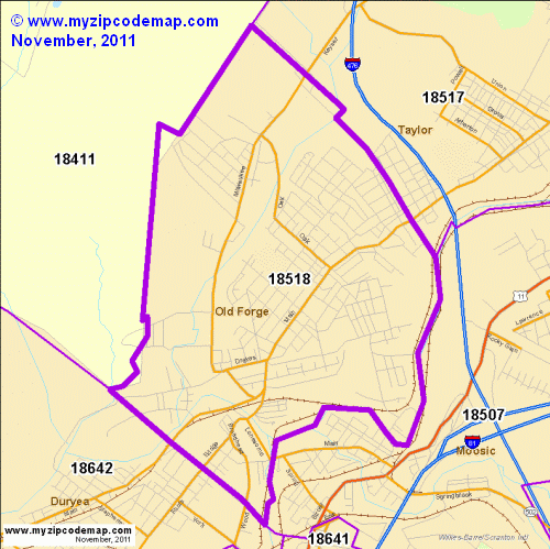 map of 18518