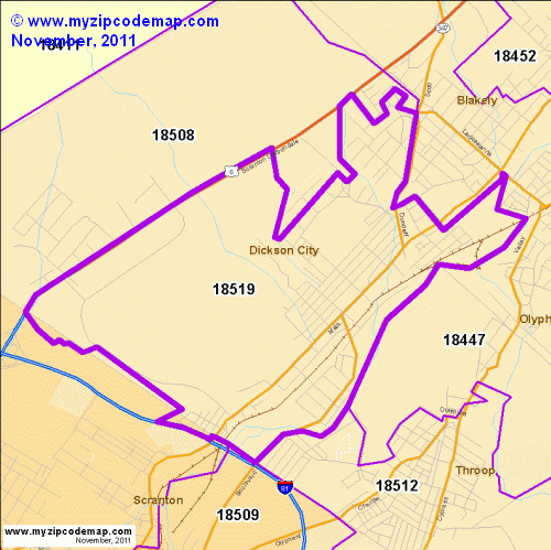 map of 18519