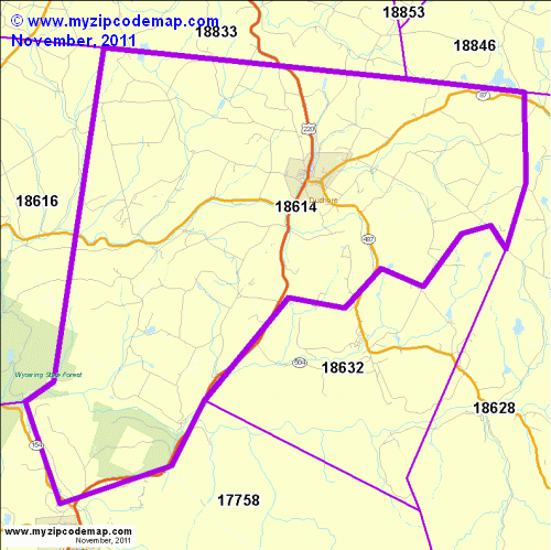 map of 18614