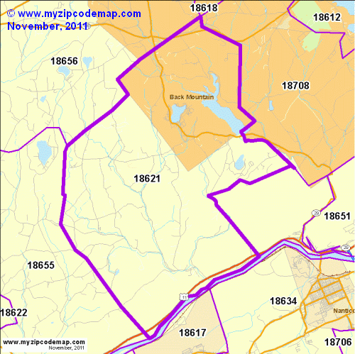 map of 18621