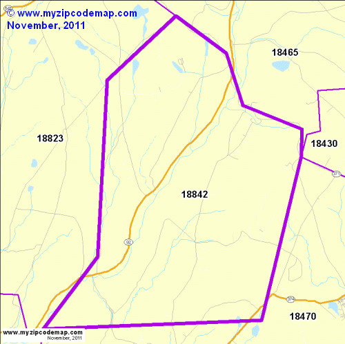 map of 18842