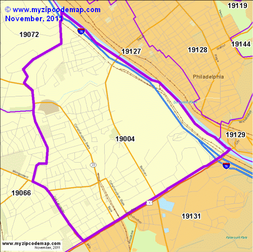 map of 19004