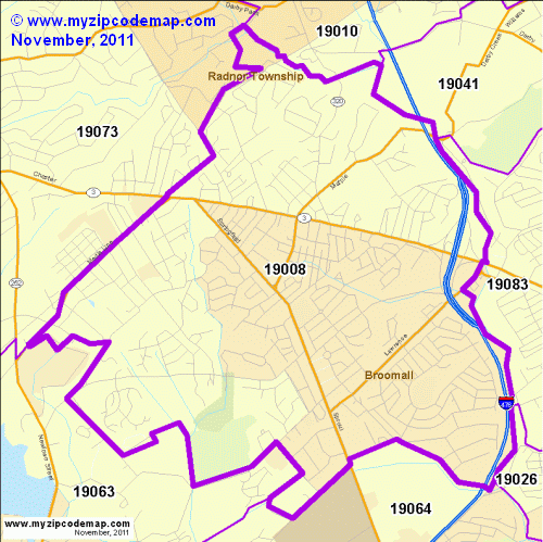 map of 19008