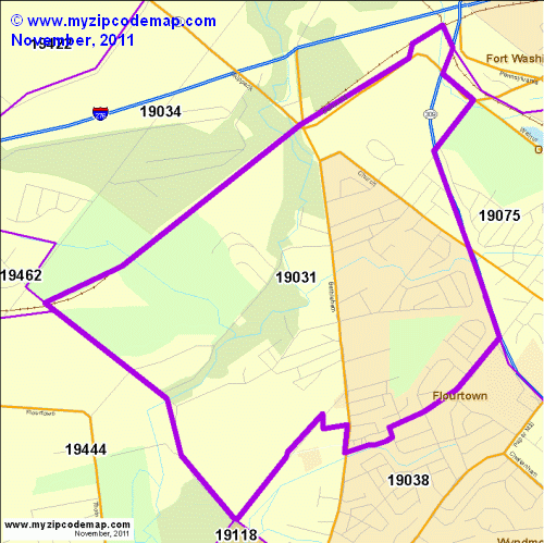 map of 19031
