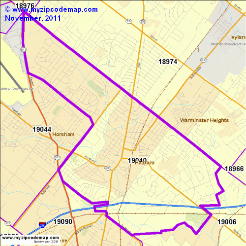 map of 19040