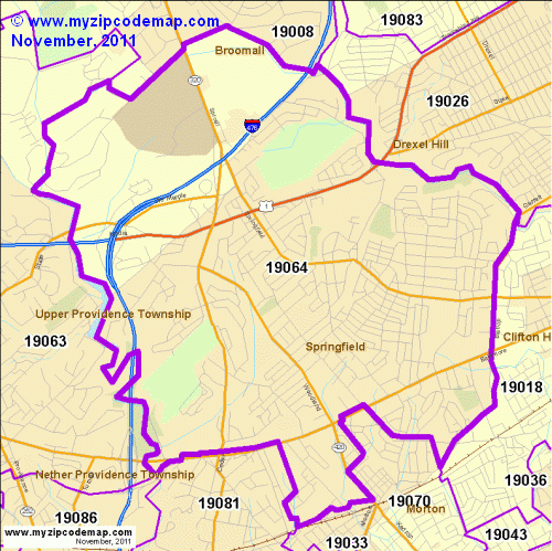 map of 19064