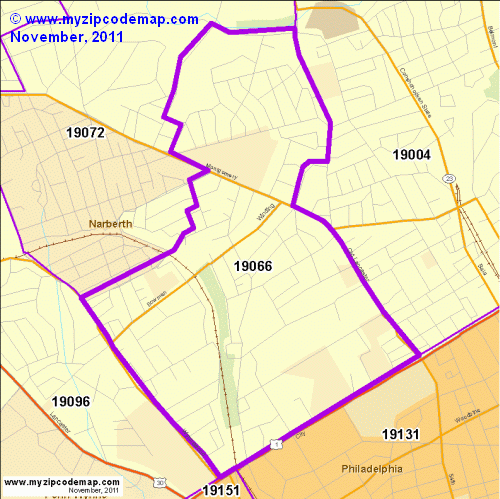 map of 19066