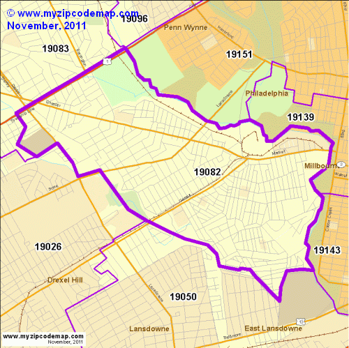 map of 19082