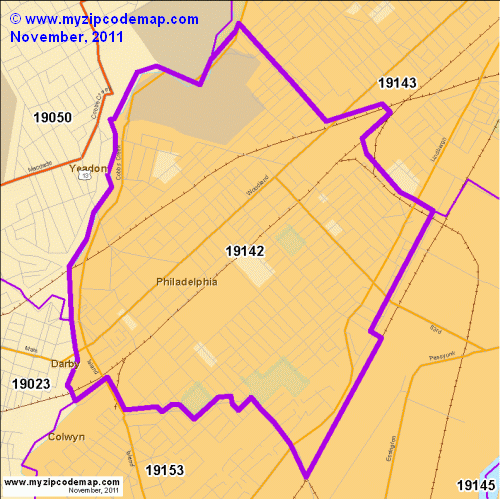 map of 19142