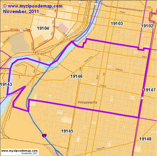 map of 19146