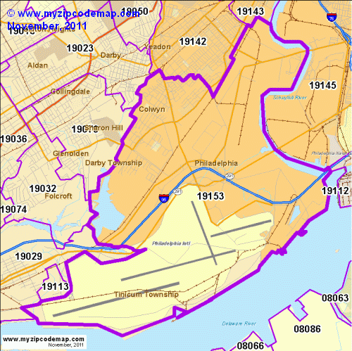 map of 19153