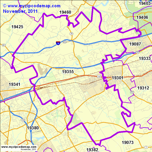 map of 19355
