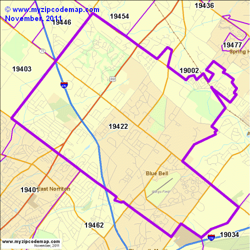 map of 19422