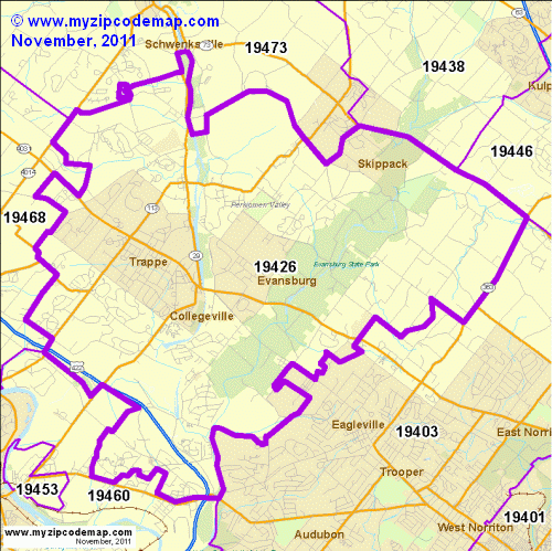 map of 19426
