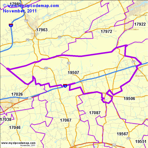 map of 19507
