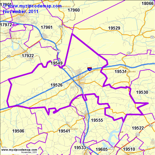 map of 19526