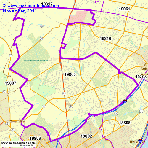 map of 19803