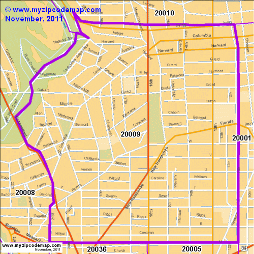 map of 20009