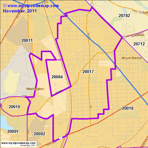 map of 20017