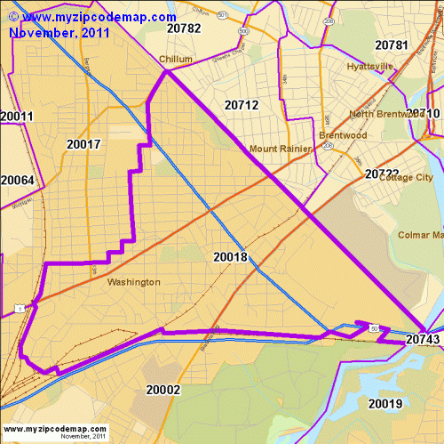 map of 20018