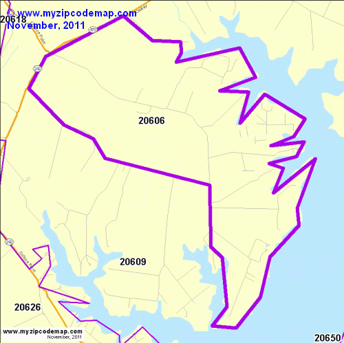 map of 20606