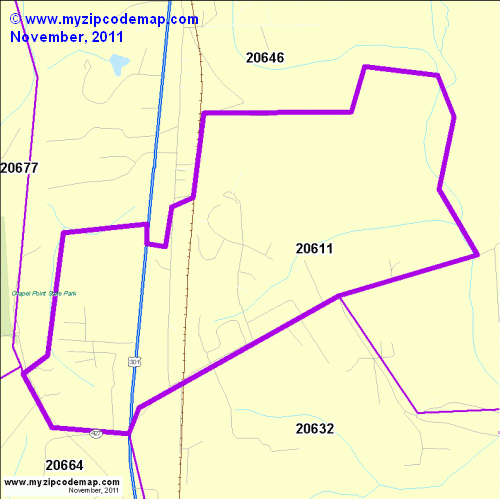 map of 20611