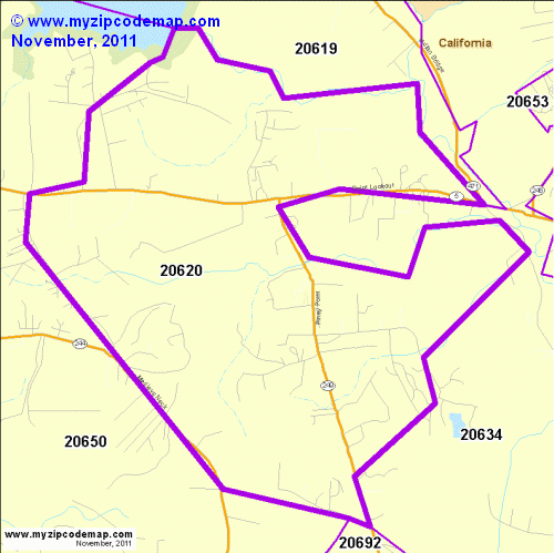 map of 20620
