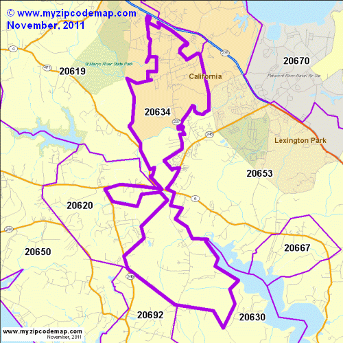 map of 20634