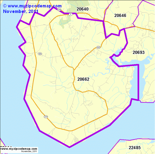 map of 20662