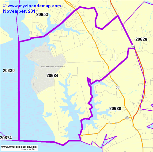 map of 20684