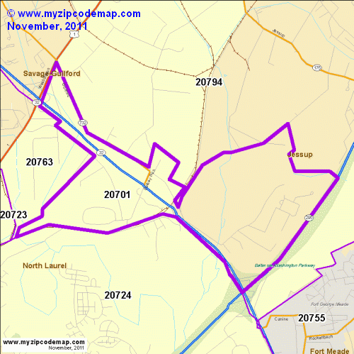 map of 20701