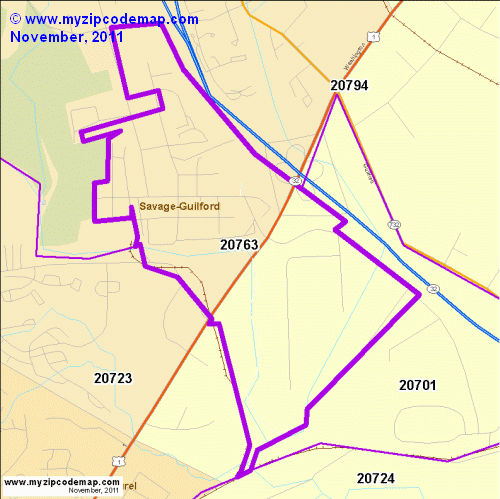 map of 20763