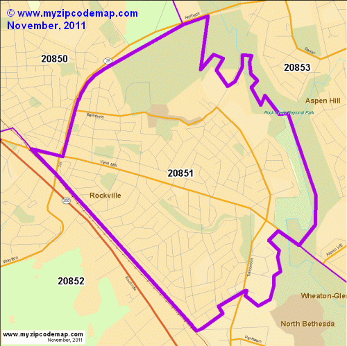 map of 20851