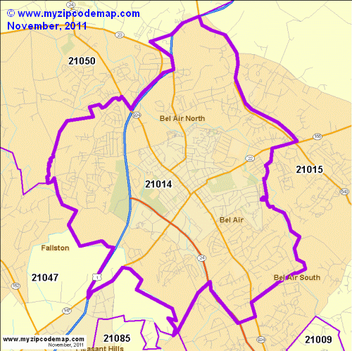 map of 21014