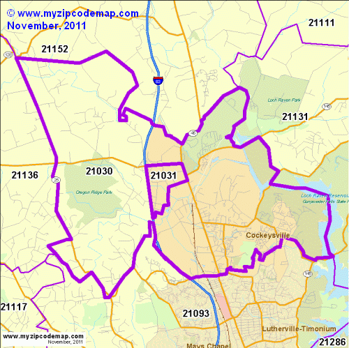 map of 21030