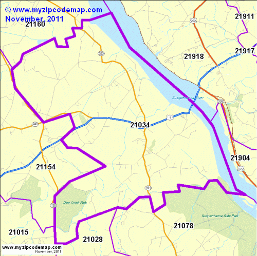 map of 21034