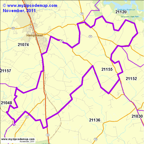 map of 21155