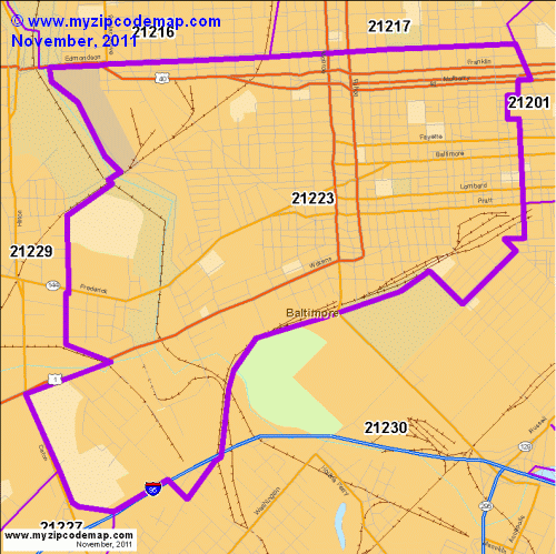 map of 21223