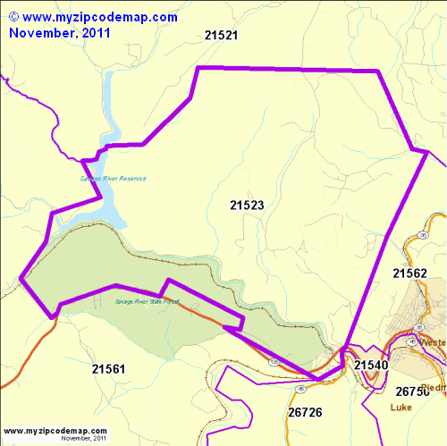 map of 21523