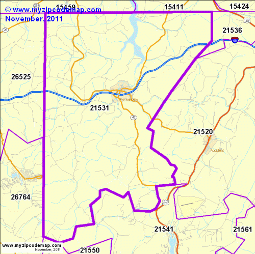 map of 21531