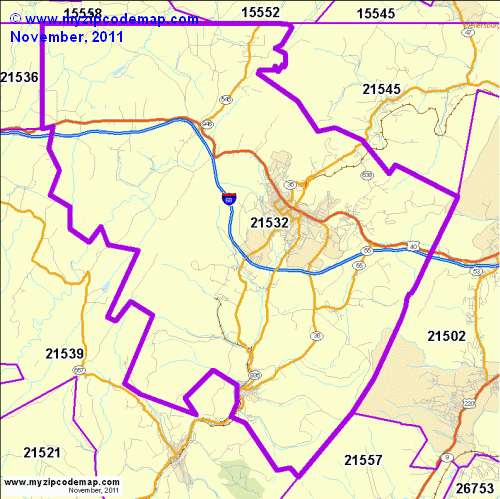map of 21532